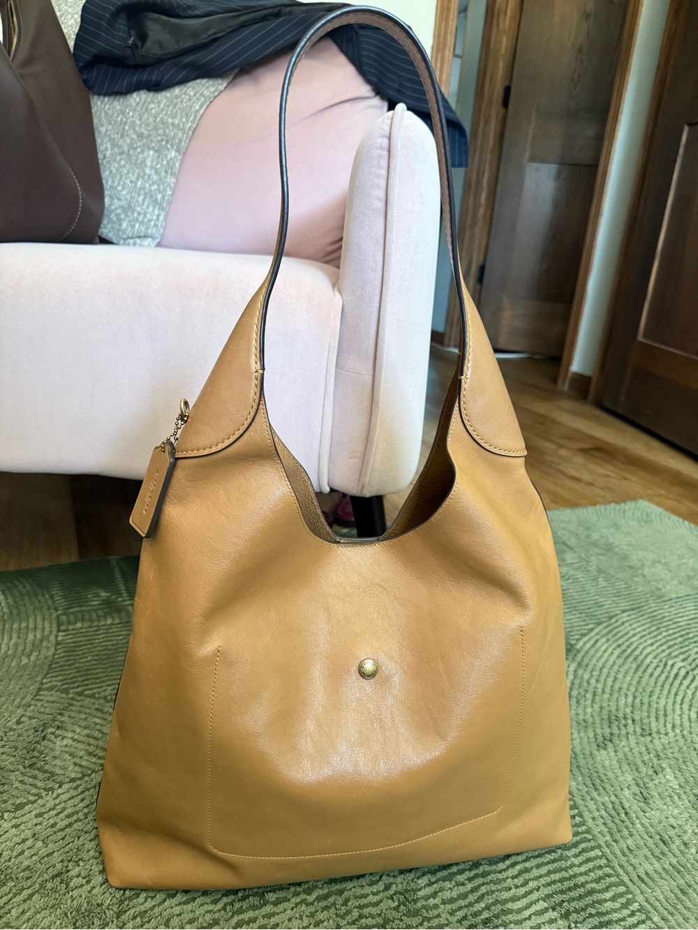 Coach Brooklyn 39 in Honey Brown - Picture 2 of 9